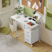 Station informatique bureau BENZO blanche