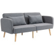 Canapé convertible 3 places scandinave HAVANA grises