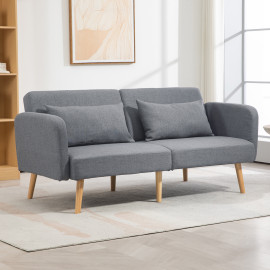 Canapé convertible 3 places scandinave HAVANA grises