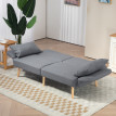 Canapé convertible 3 places scandinave HAVANA grises