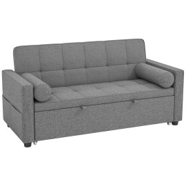 Canapé 2 places style Chesterfield TIVOLI beige