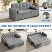 Canapé 2 places style Chesterfield TIVOLI beige