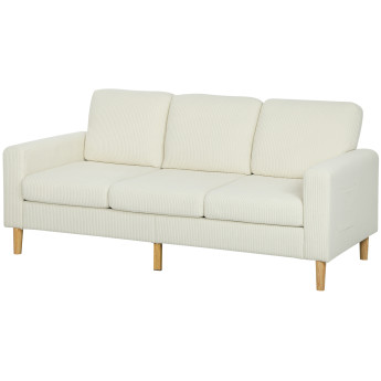 Canapé 3 places style nordique GARDA beige clair