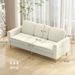 Canapé 3 places style nordique GARDA beige clair
