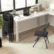 Lot de 4 chaises pliantes NORA noires