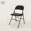 Lot de 6 chaises pliantes NIRA noires