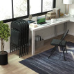 Lot de 6 chaises pliantes NIRA noires