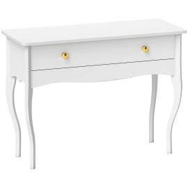 Coiffeuse style baroque GRACE blanche