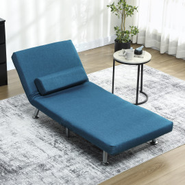 Fauteuil convertible MELANIE bleu