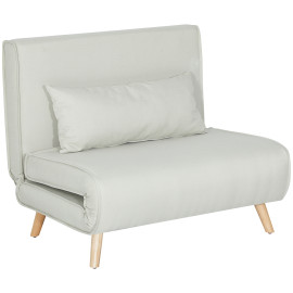Fauteuil convertible avec coussin NAMI blanc cassé