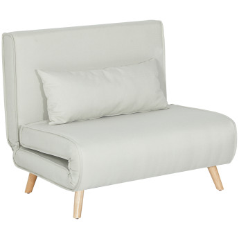 Fauteuil convertible avec coussin NAMI blanc cassé