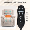 Fauteuil releveur massant inclinable ELEONORA beige