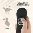 Fauteuil releveur massant inclinable ELEONORA beige