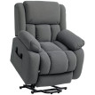Fauteuil releveur massant chauffant LORENZO gris
