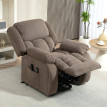 Fauteuil releveur massant inclinable DONATELLA marron