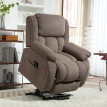 Fauteuil releveur massant inclinable DONATELLA marron
