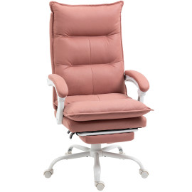 Fauteuil de bureau massant chauffant ADRIANA rose