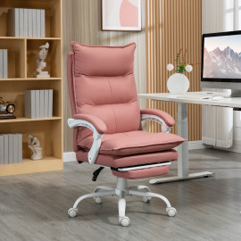Fauteuil de bureau massant chauffant ADRIANA rose