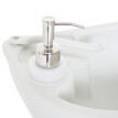 Évier à Main Portable Jardin Extérieur Camping GIULIANO gris