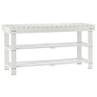 Banc à chaussures SOREN bois blanc