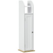 Meuble WC support porte-papier toilette TERENZO blanc