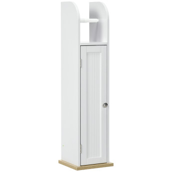 Meuble WC support porte-papier toilette TERENZO blanc