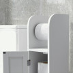 Meuble WC support porte-papier toilette TERENZO blanc