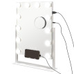Miroir Lumineux LED tactile 3 modes éclairage USB SEREX blanc