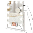 Miroir Lumineux LED tactile 3 modes éclairage USB SEREX blanc