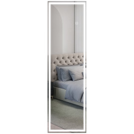 Miroir mural plein pied rectangulaire LED 40 x 120 cm KEYROS