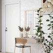 Miroir mural rectangulaire 70L x 90H cm ZELIOS aspect bois clair