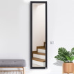 Miroir sur pied et mural rectangulaire ELENI noir