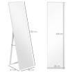Miroir sur pied rectangulaire 147H x 35l cm PHILEAS aspect bois
