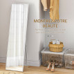 Miroir sur pied rectangulaire 147H x 35l cm PHILEAS aspect bois