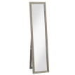 Miroir sur pied et mural rectangulaire DORIAN aspect bois