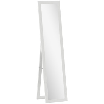 Miroir sur pied et mural rectangulaire THALIA aspect bois