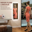 Miroir mural LED 40L x 120H cm DARIO tactile
