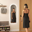 Miroir mural LED arqué 40L x 120H cm LYSAN réglable tactile