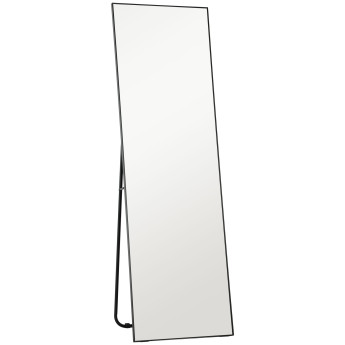 Grand miroir pleine longueur rectangulaire 50 x 160 cm MARZIO noir