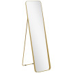 Miroir sur pied design métal 40 x 160 cm RAFFIE doré