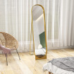 Miroir sur pied design métal 40 x 160 cm FLYP doré