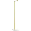 Portemanteau portant à vêtements GOLDY doré base marbre blanc