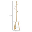 Porte-manteau design scandinave branches DALIS blanc