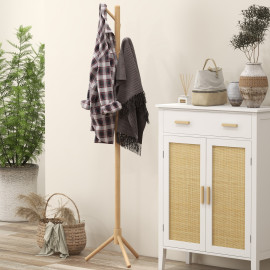 Porte-manteau sur pied GINA bois de pin