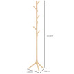 Porte-manteau sur pied GINA bois de pin