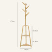 Porte-manteau sur pied SANTIAGO bois bambou