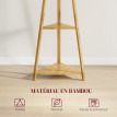 Porte-manteau sur pied SANTIAGO bois bambou
