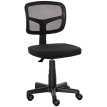 Chaise de bureau ergonomique réglable VINZETTA maille noir