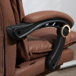 Fauteuil de bureau massant chauffant JANUO marron et noir