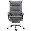 Fauteuil de bureau massant chauffant MONICA gris et noir